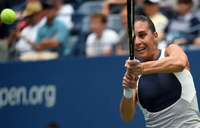 Pennetta backhands