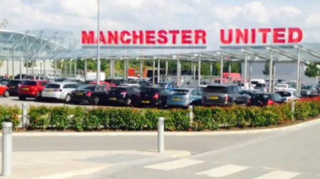 Manchester United's Carrington training complex