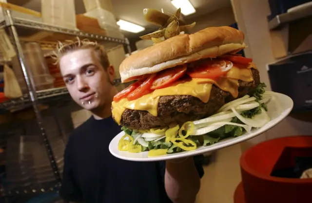 Large burger