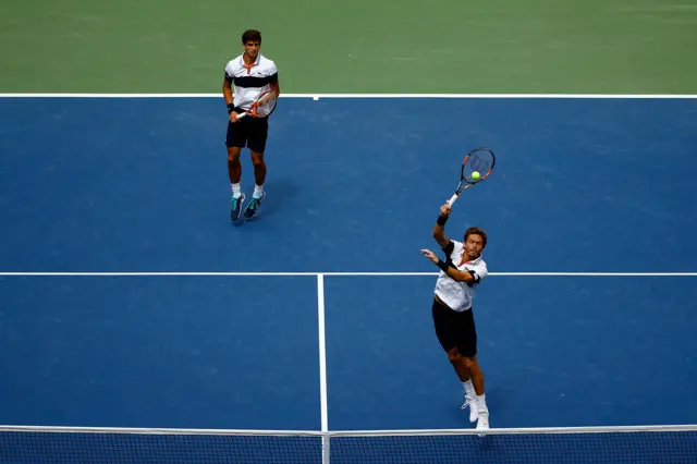 Pierre-Hugues Herbert and Nicolas Mahut