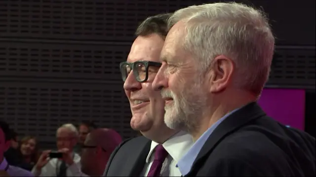 Ton Watson and Jeremy Corbyn