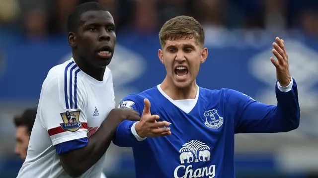 Kurt Zouma and John Stones