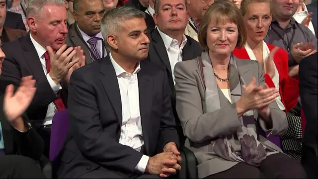 Sadiq Khan and Harriet Harman