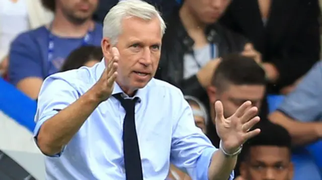 Crystal Palace manager Alan Pardew