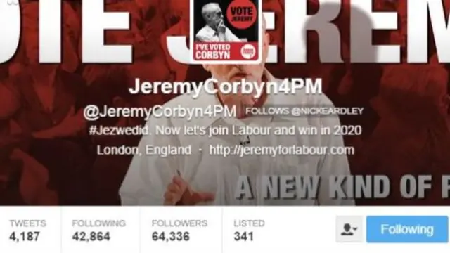 Corbyn twitter