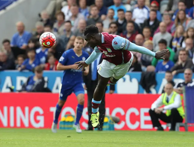 Micah Richards heads clear