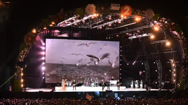 Rod Stewart live in Hyde Park