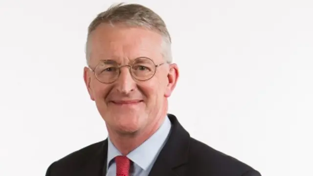 Shadow Foreign Secretary Hilary Benn