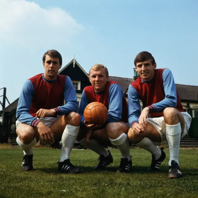 Geoff Hurst, Martin Peters, Bobby Moore