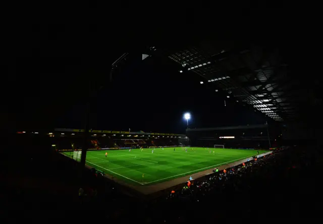 Upton Park at night