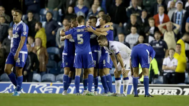 Ipswich celebrate at full-time
