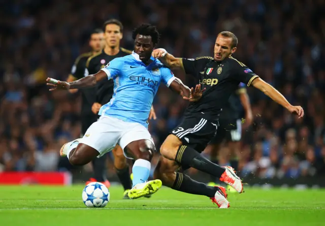 Wilfried Bony has a shot