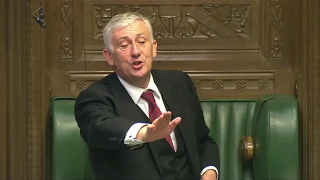 Deputy Commons Speaker Lindsay Hoyle