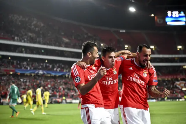 Benfica celebrate