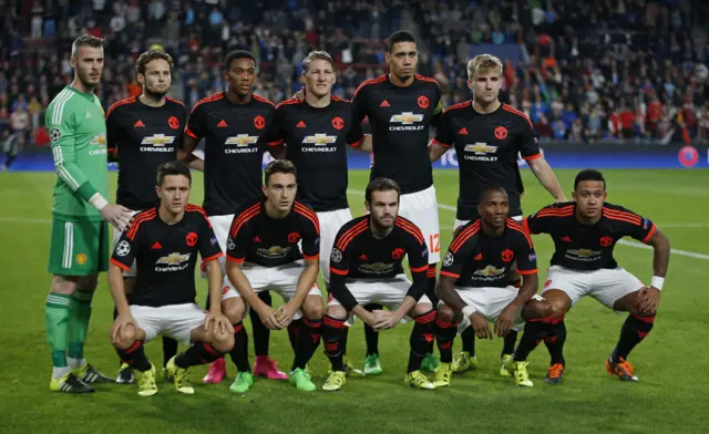 The Manchester United side