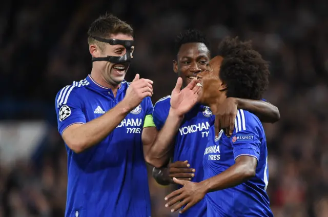 Chelsea celebrate