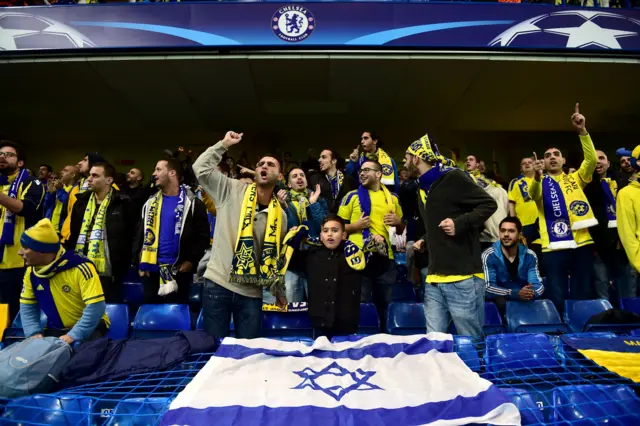 Maccabi Tel Aviv fans