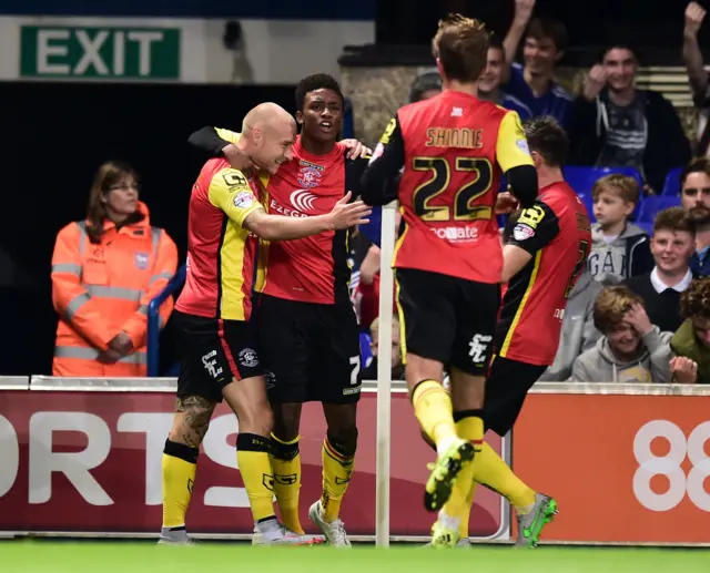 Birmingham City celebrate