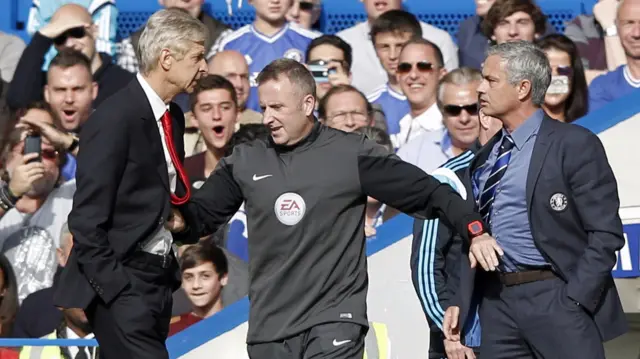 Jose Mourinho and Arsene Wenger