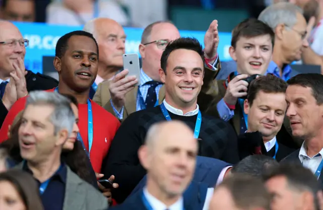 Andi Peters, and Ant and Dec