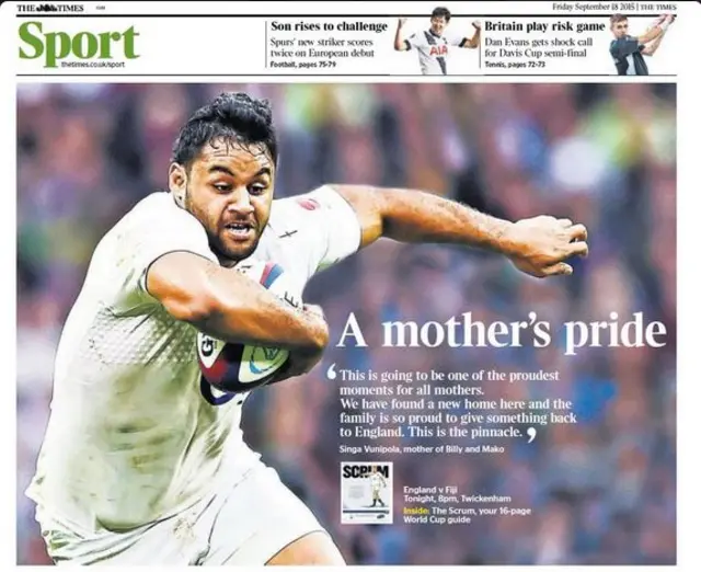 Times back page