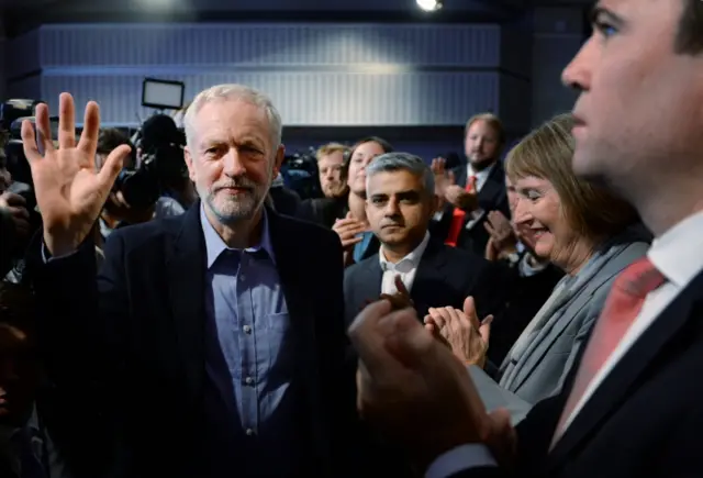 Jeremy Corbyn and Sadiq Khan