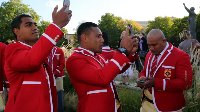 Tonga players