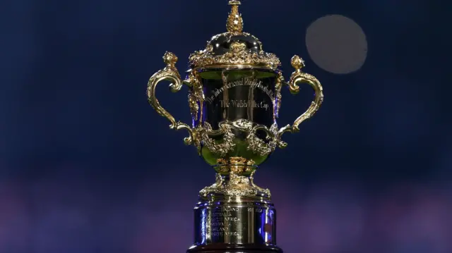 The Webb Ellis trophy