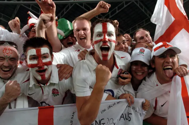 England rugby union fans