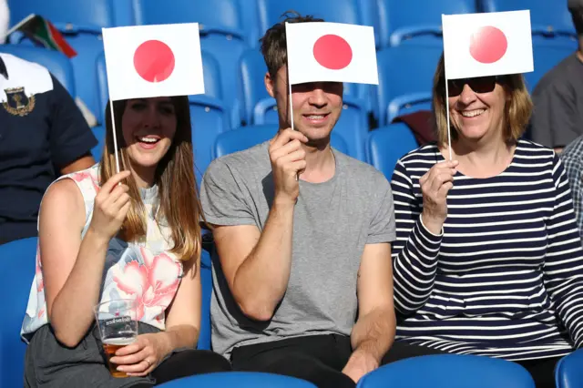 Japan fans