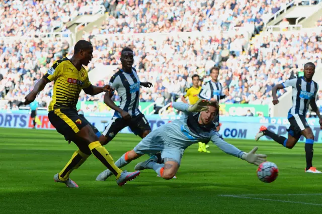 Odion Ighalo scores Watford's second