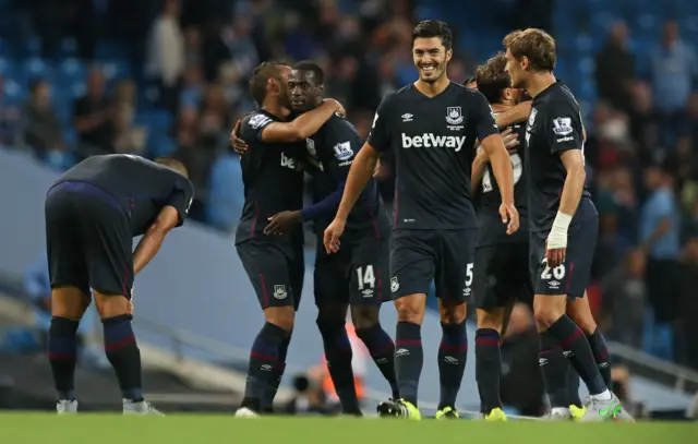 West Ham celebrate