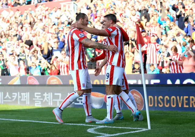 Jonathan Walters celebrates