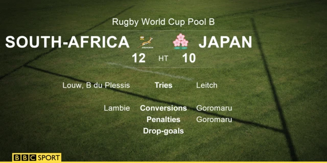 South africa Japan HT graphic