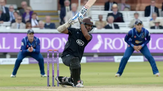 Kumar Sangakkara in action