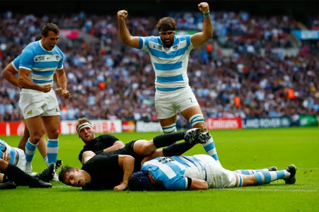 Argentina celebrate