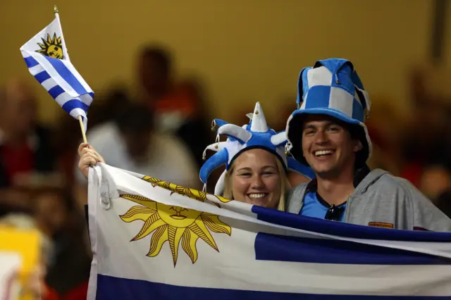 Uruguay fans