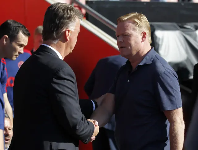 Ronald Koeman and Louis Van Gaal