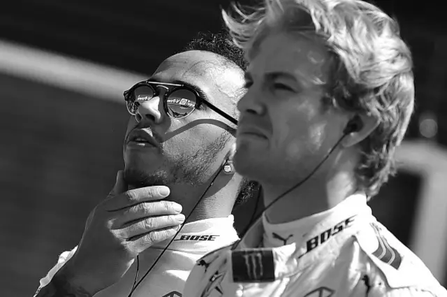 Lewis Hamilton and Nico Rosberg