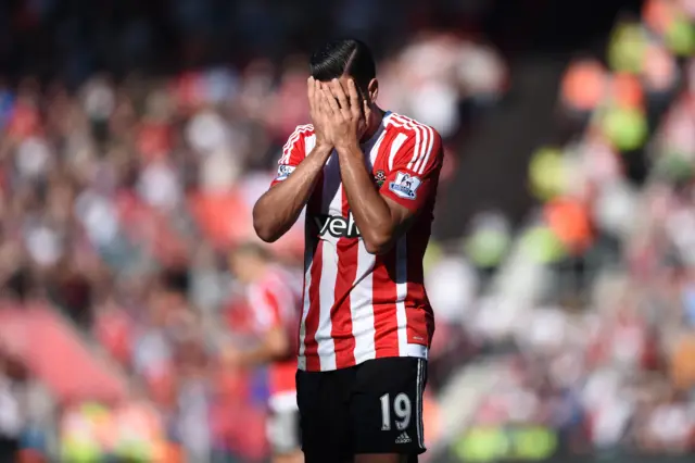 Graziano Pelle looks dejected