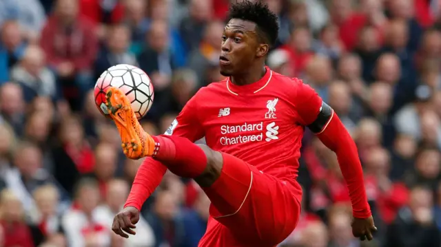 Daniel Sturridge in action for Liverpool