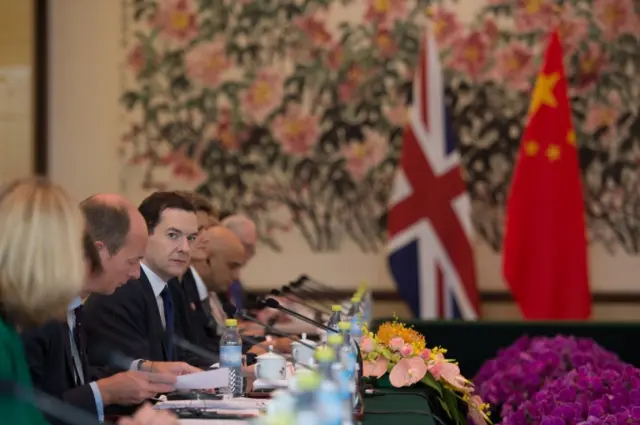 George Osborne in Beijing