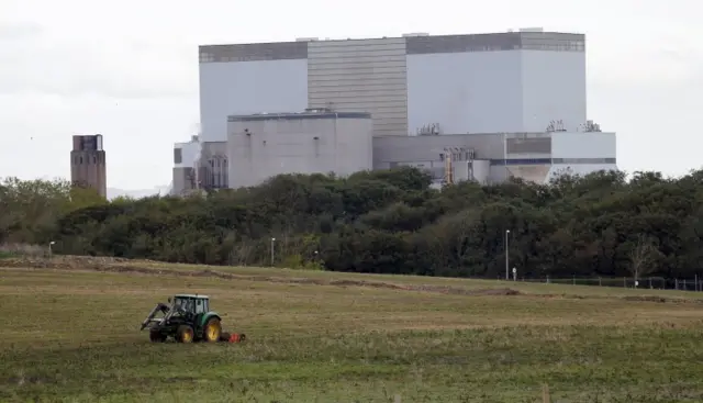 The proposed site of the new Hinkley Point C reactor