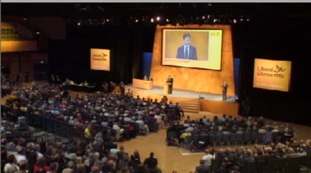 Clegg addresses conference