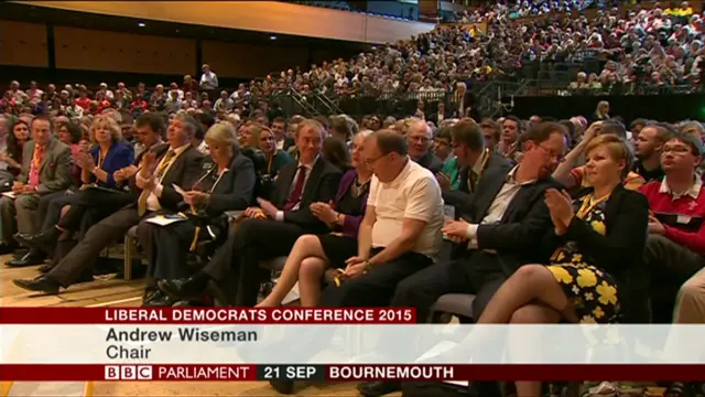 Lib Dem conference hall