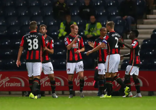 Bournemouth celebrate