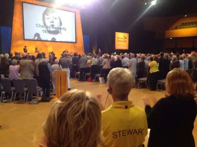 Lib Dem conference hall