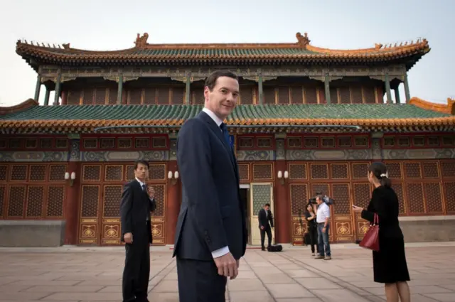 George Osborne in Beijing