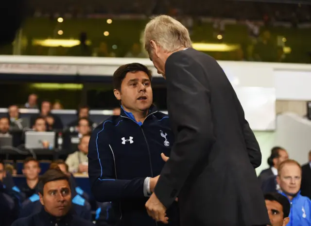 Arsene Wenger and Maurico Pochettino