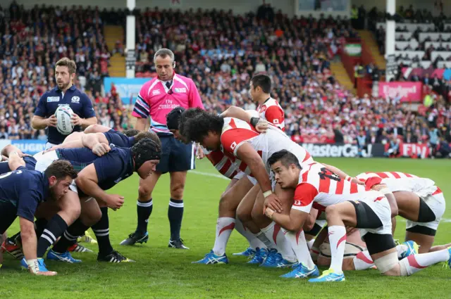 Japan scrum